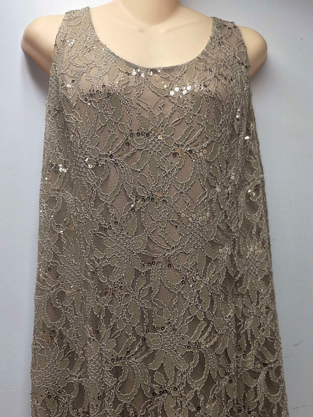 Women's Ursula of Switzerland Tan Evening Gown